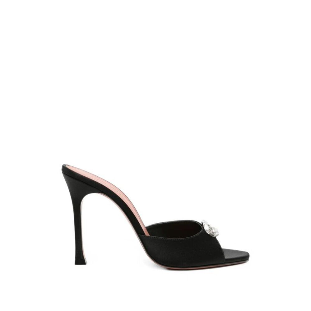 Amina Muaddi Black Shoes Women